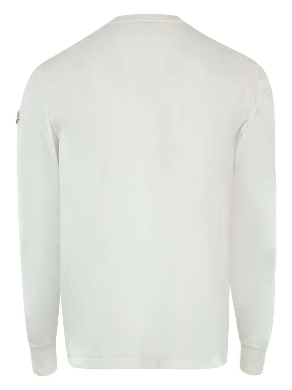 MONCLER Ls T-shirt In White Product Image