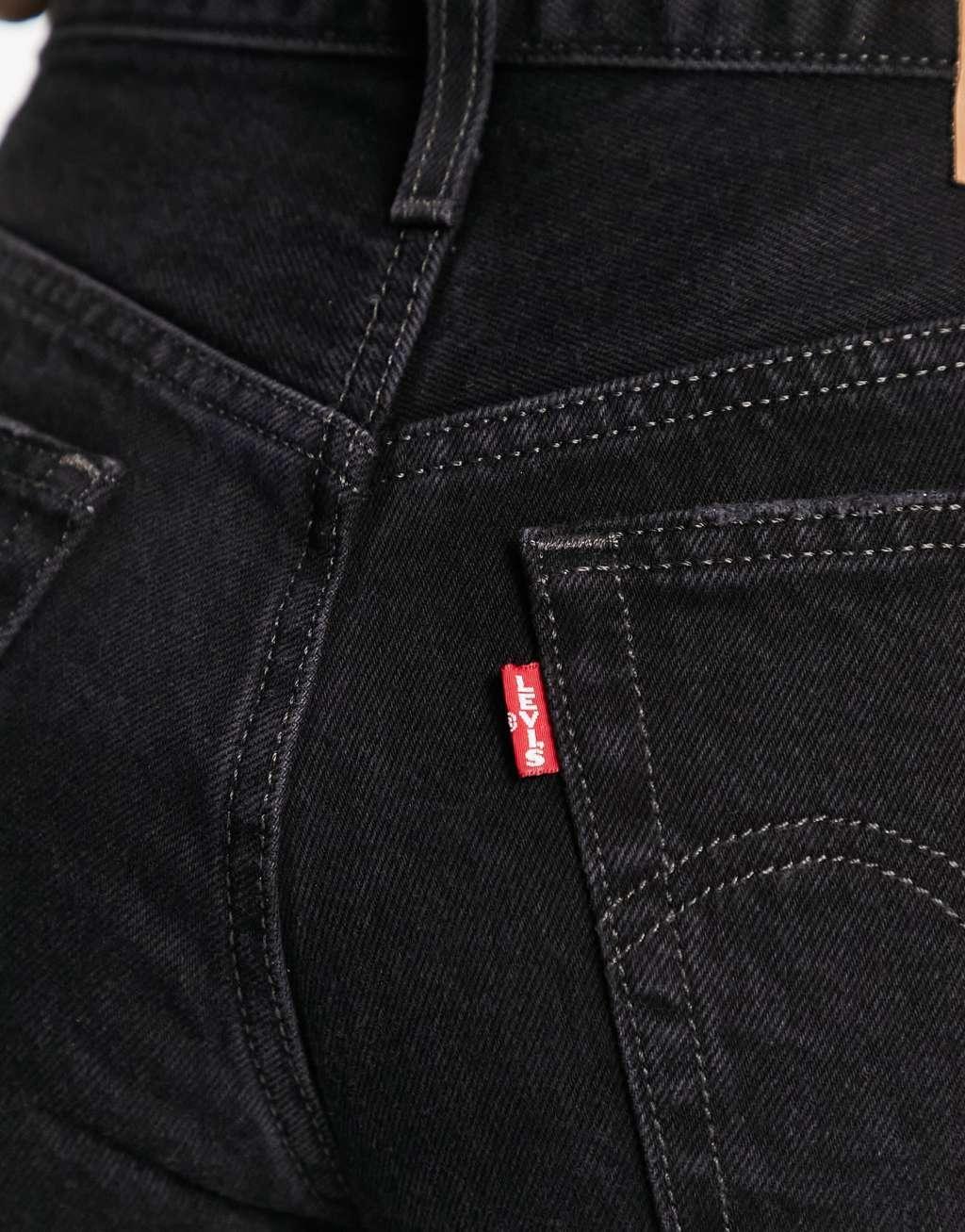 Levi's 501 original shorts in black Product Image