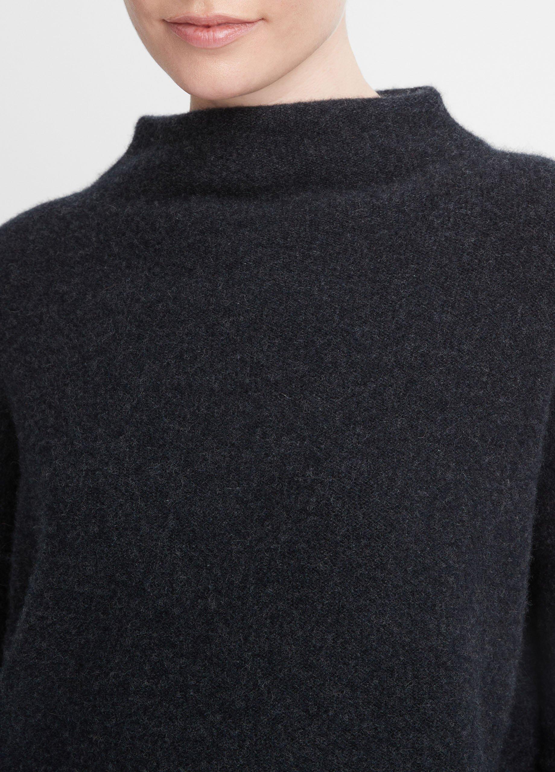 Plush Cashmere Funnel Neck Sweater Product Image