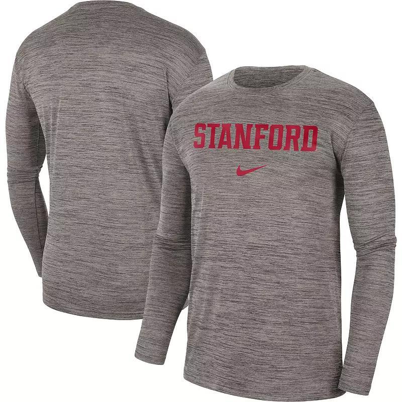 Mens Nike Black Georgia Bulldogs Team Velocity Performance Long Sleeve T-Shirt Product Image