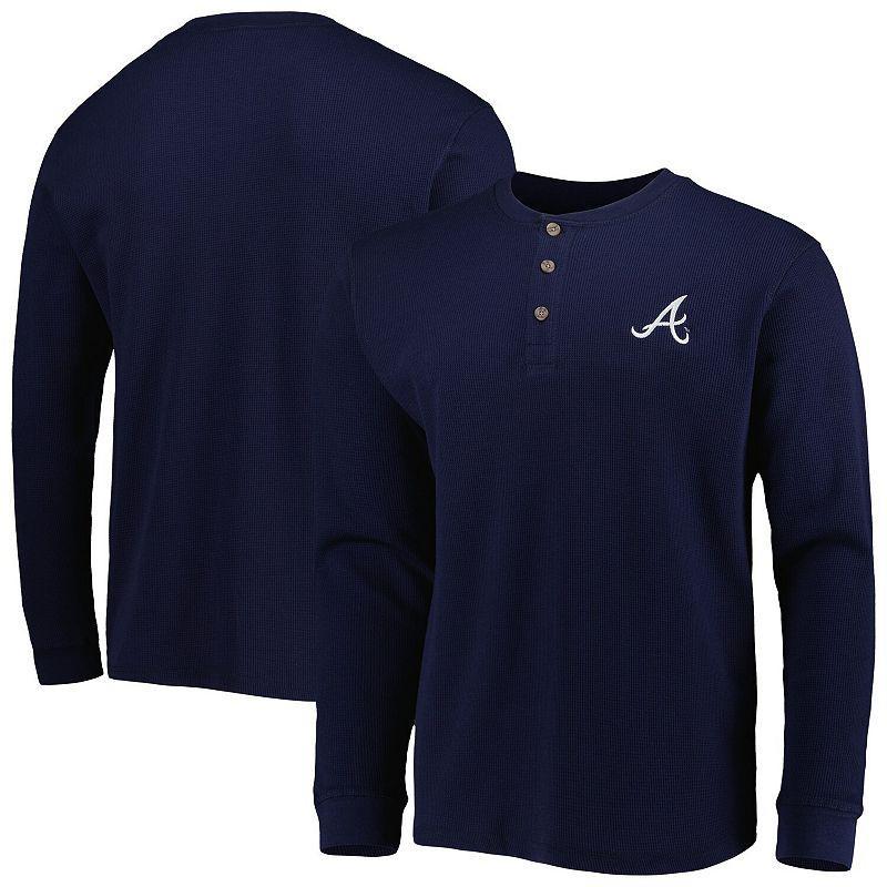 Mens Dunbrooke Atlanta Braves Maverick Long Sleeve T-Shirt Blue Product Image