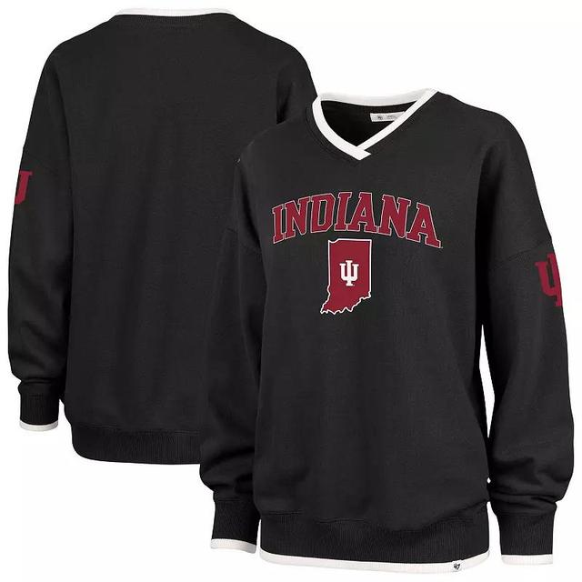 Womens 47 Indiana Hoosiers Clubhouse Daze Eighty V-Neck Pullover Sweatshirt Product Image