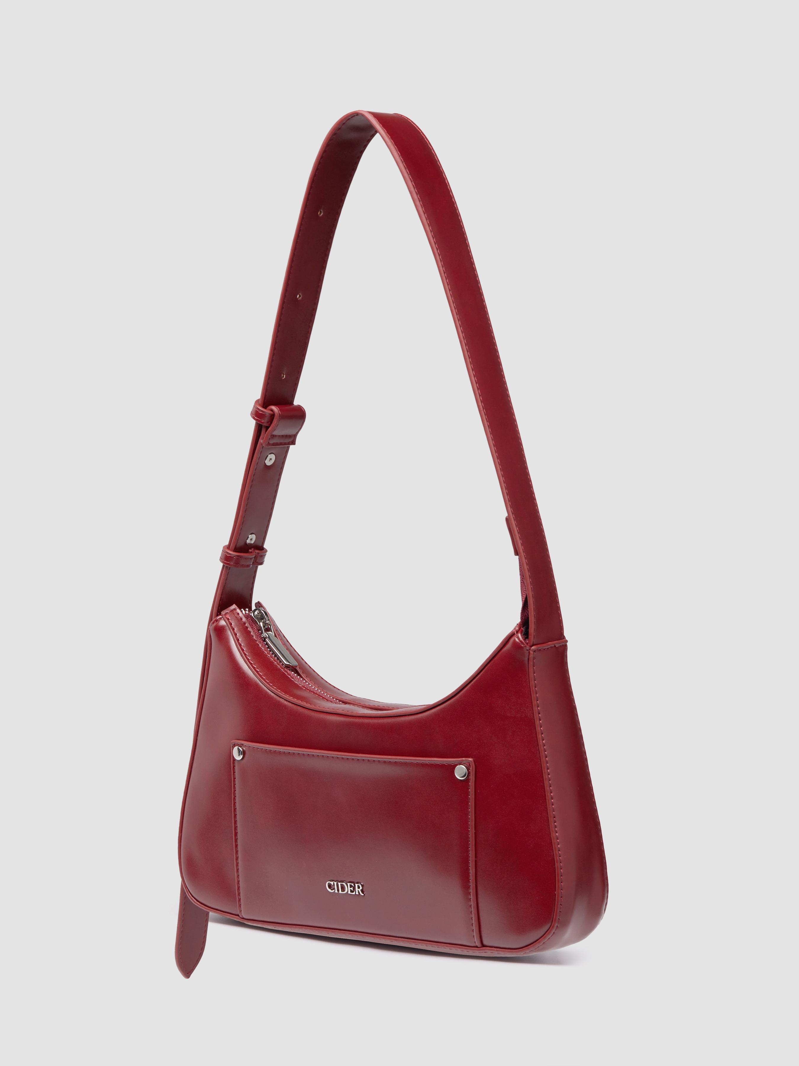 Faux Leather Shoulder Bag Product Image