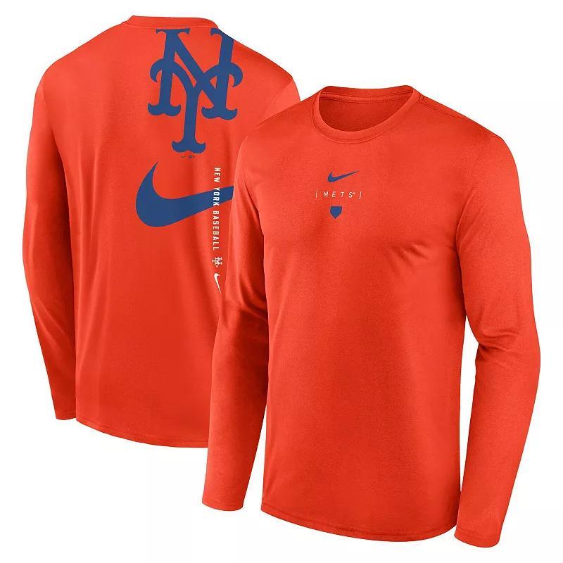 Baltimore Orioles Large Swoosh Back Legend Nike Men's Dri-FIT MLB T-Shirt Product Image