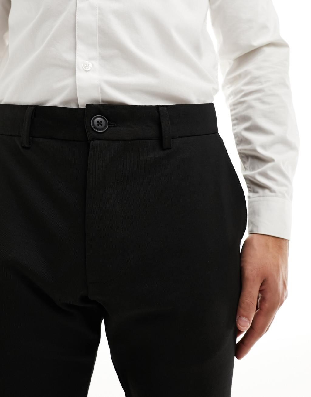 Jack & Jones Premium slim fit jersey suit pants Product Image