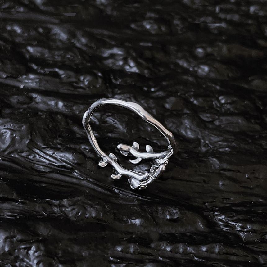 Rose Stainless Steel Open Ring Product Image