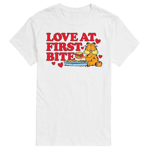 Big & Tall Garfield Love First Bite Tee, Mens Product Image