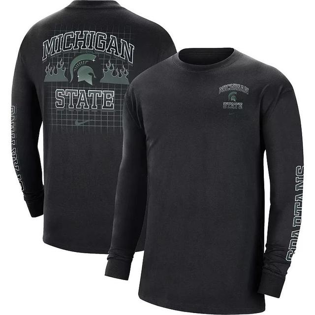 Mens Nike Michigan State Spartans Tour Max 90 Long Sleeve T-Shirt Product Image