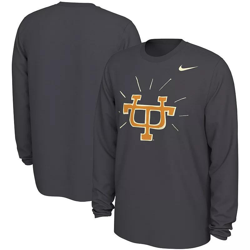 Mens Nike Anthracite Tennessee Volunteers UT Smokey Long Sleeve T-Shirt Product Image