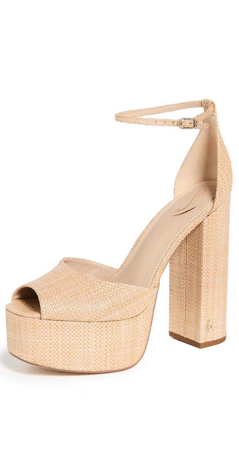 Womens Kori 110MM Raffia Platform Sandals Product Image