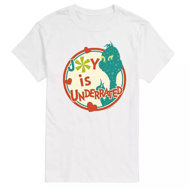 Big & Tall Dr. Seuss The Grinch Joy Is Underrated Graphic Tee, Mens Product Image