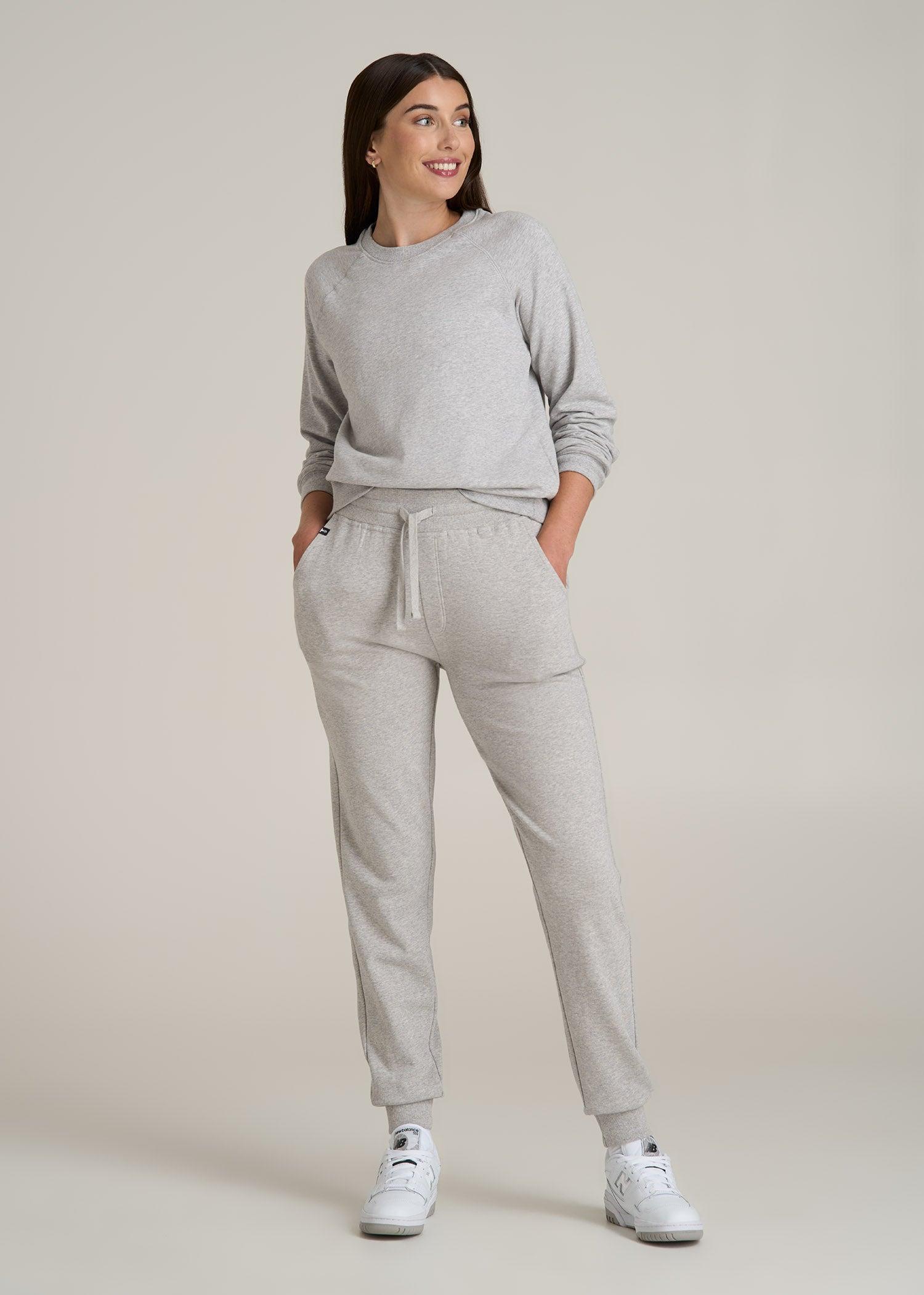 Wearever 2.0 French Terry Joggers for Tall Women in Grey Mix Product Image