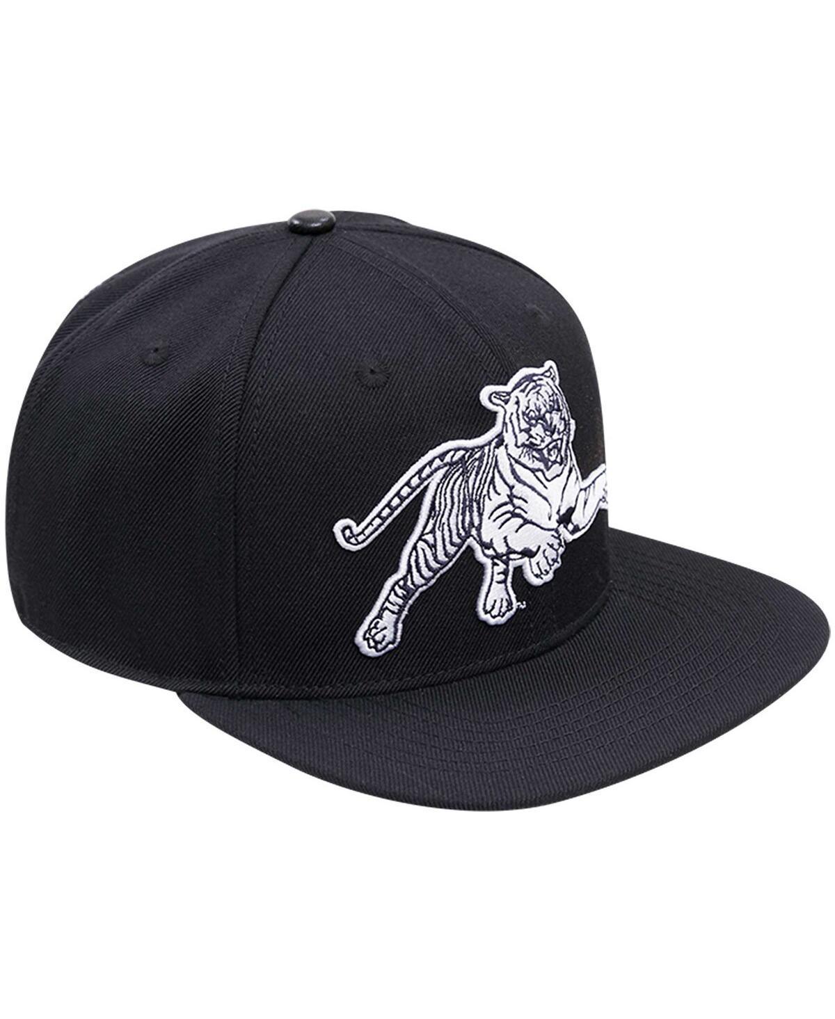 Mens Pro Standard Black Jackson State Tigers Arch Over Logo Evergreen Snapback Hat Product Image