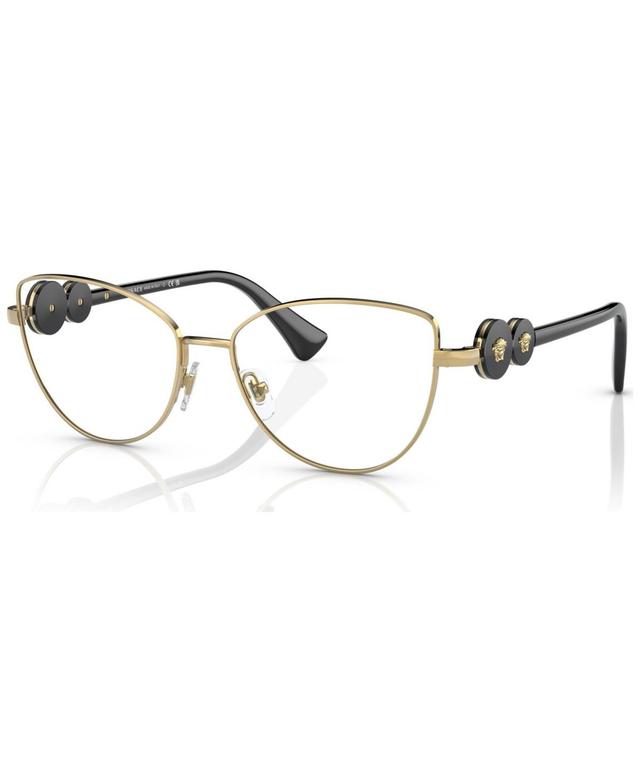 Versace Womens Cat Eye Eyeglasses, VE128455-o - Gold-Tone Product Image