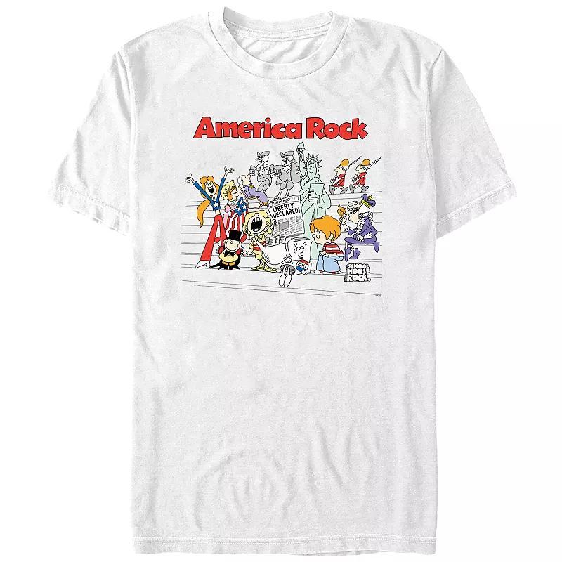 Mens Schoolhouse Rock! America Rock Graphic Tee Product Image