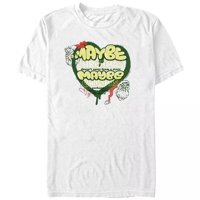 Big & Tall Dr. Seuss Grinch Maybe Maybe Graphic Tee, Mens Product Image