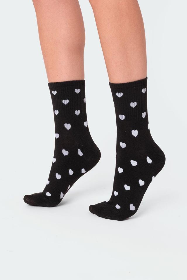 Heart Printed Socks Product Image