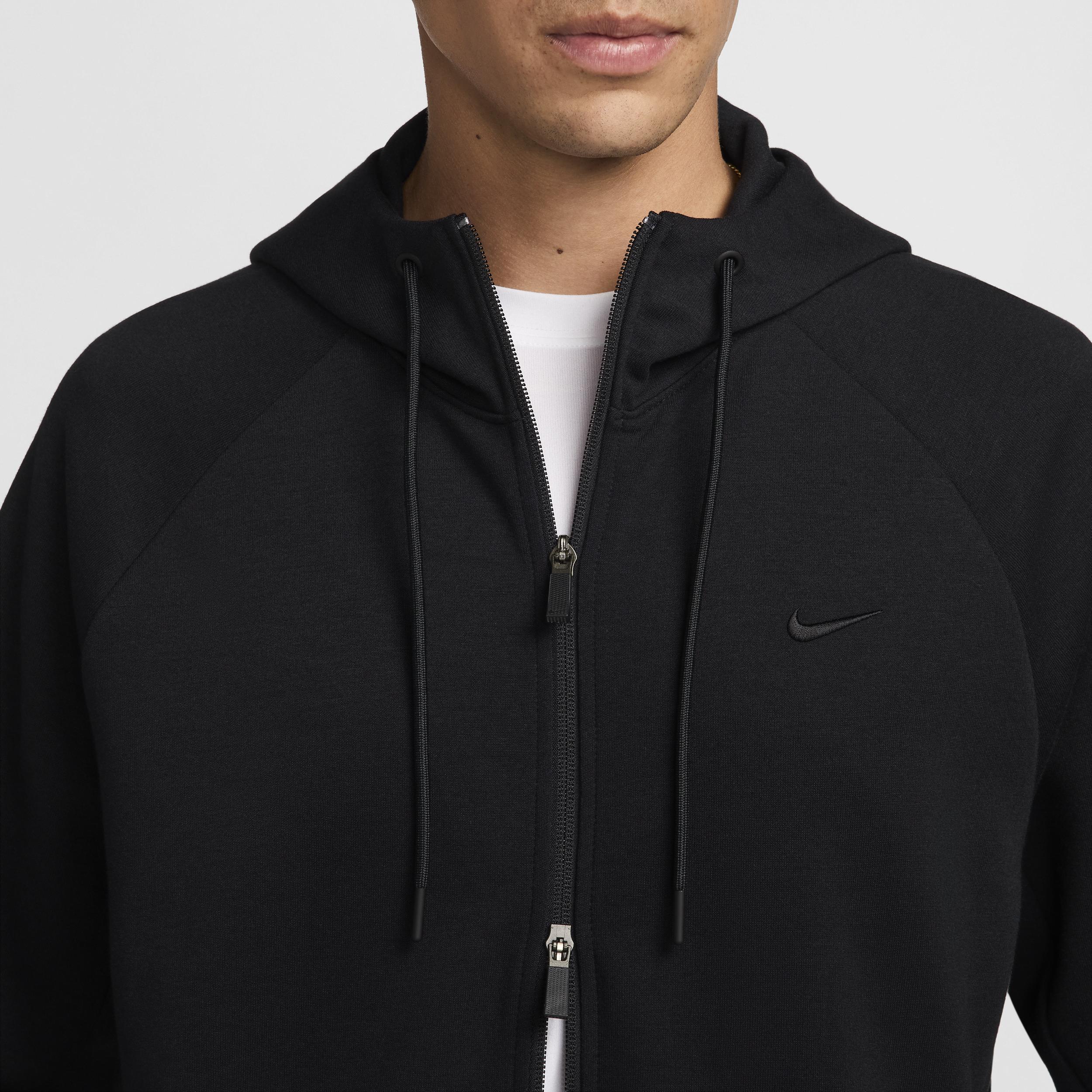 Nike Mens Nike Dri-FIT UV Primary Full-Zip Hoodie - Mens Black/Black Product Image