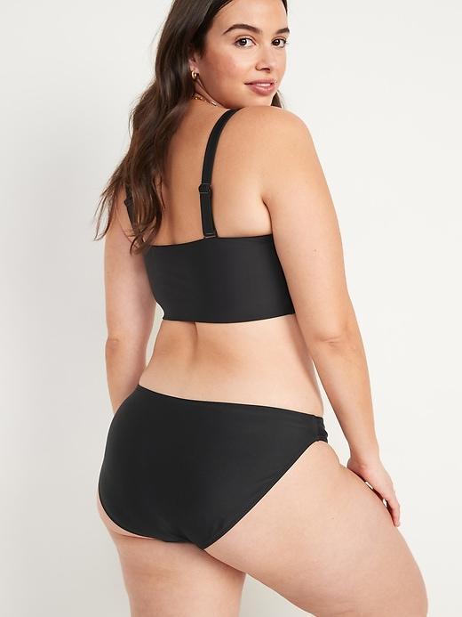 Mid-Rise Bikini Swim Bottoms Product Image