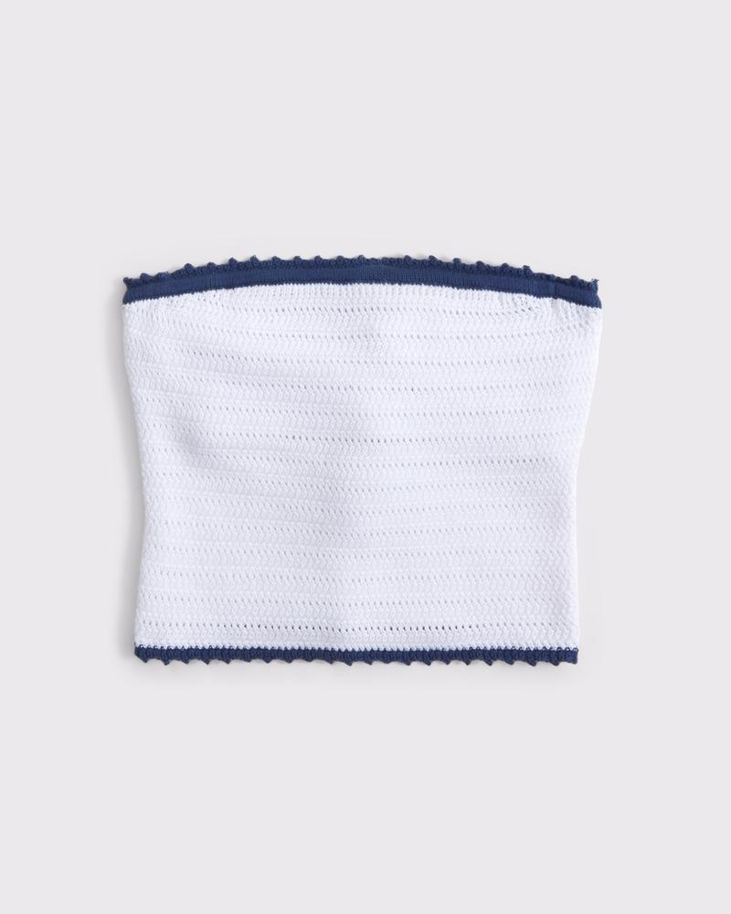 Crochet-Style Tube Top Product Image