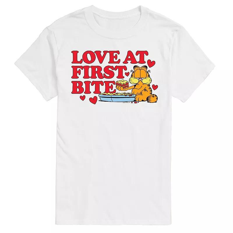 Mens Garfield Love At First Bite Tee Product Image