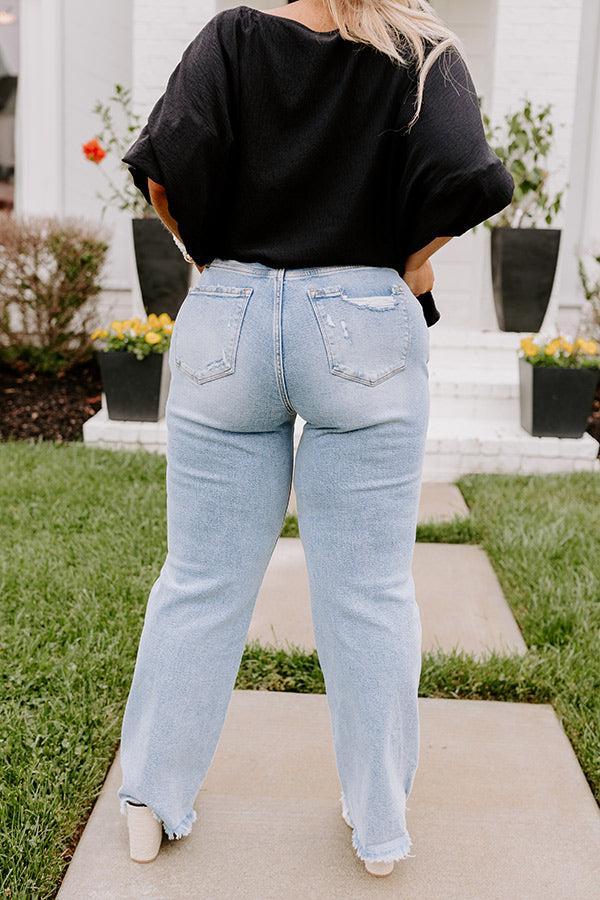 The Cailyn High Waist Straight Leg Jean Curves Product Image