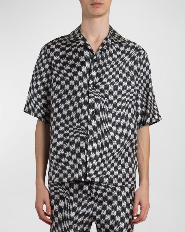 Mens Wavy MA Silk Shirt Product Image