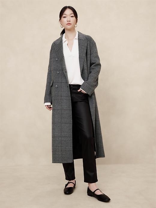 Double Face Wool-Blend Oversized Coat Product Image