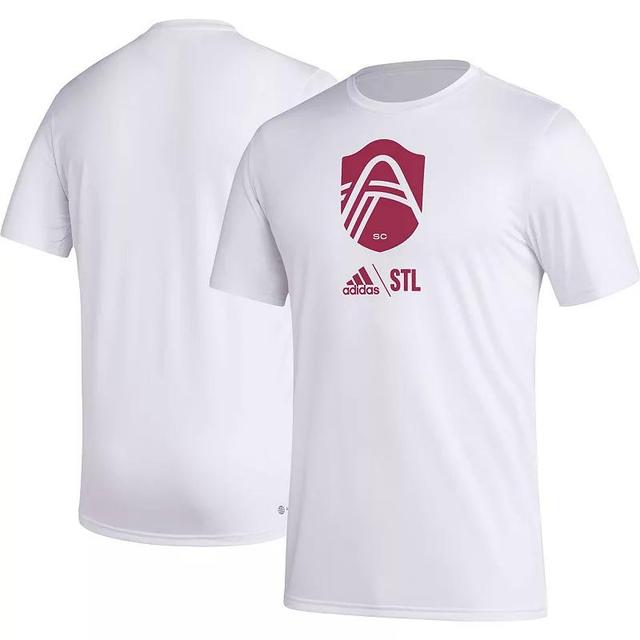 Mens adidas White St. Louis City Sc Icon T-shirt Product Image