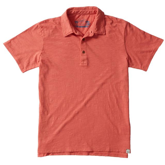 South Bay Slub Jersey Polo - Terra Cotta (Final Sale) Product Image