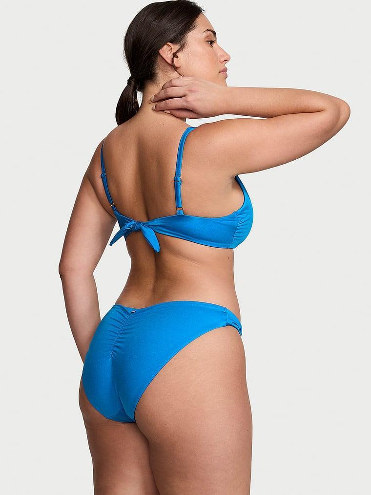 Knotted High-Leg Bikini Bottom Product Image