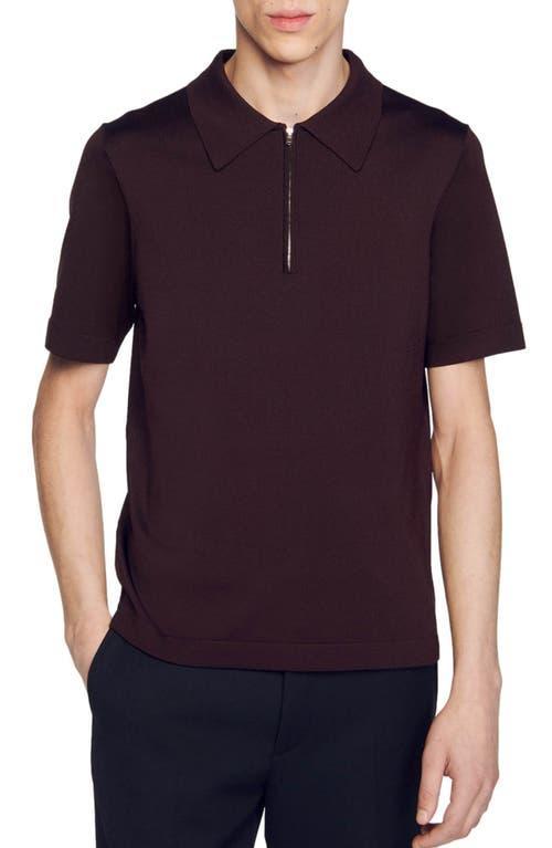 sandro Pablo Zip Polo Product Image