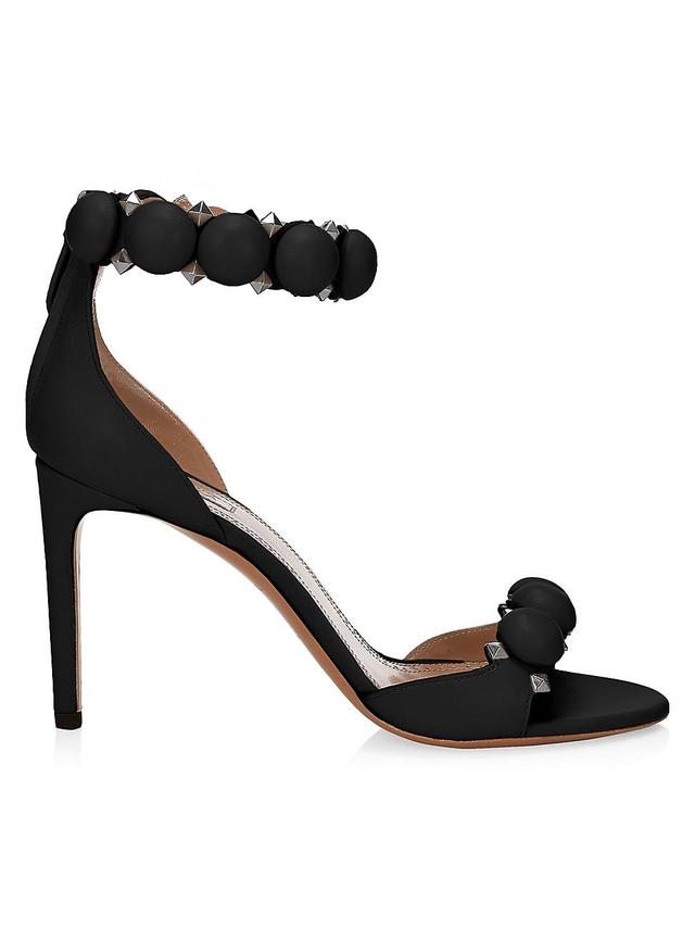 Womens Bombe 90 Ankle-Strap Studded Leather Sandals Product Image