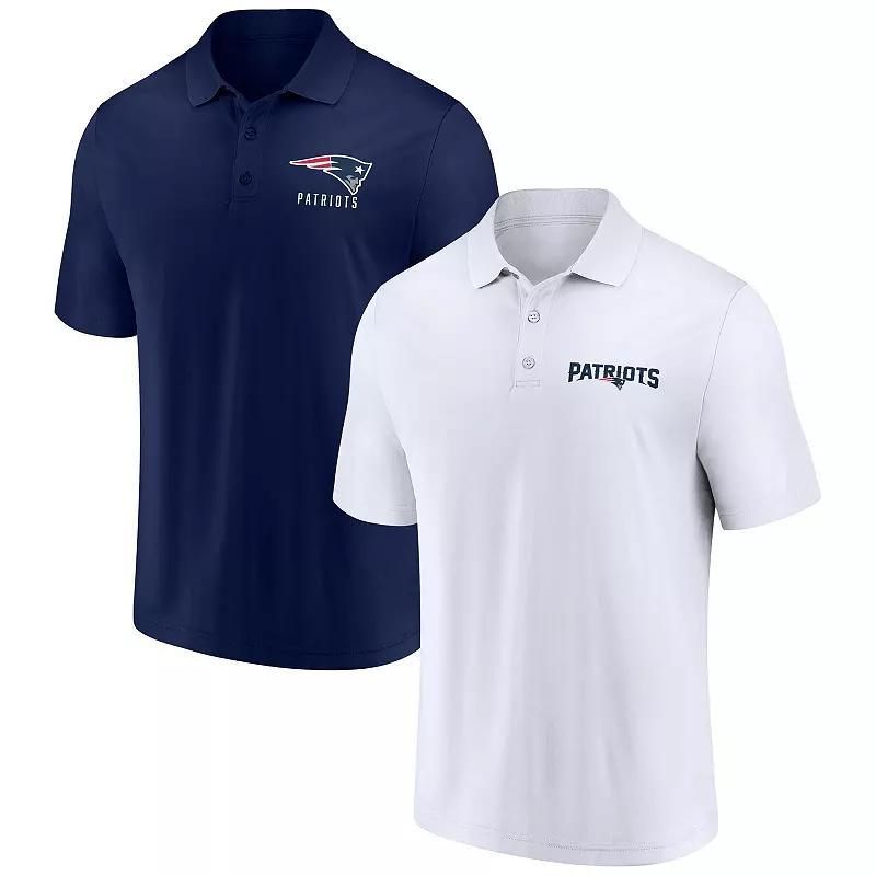 Mens Fanatics Branded White/Red Kansas City Chiefs Lockup Two-Pack Polo Set Product Image