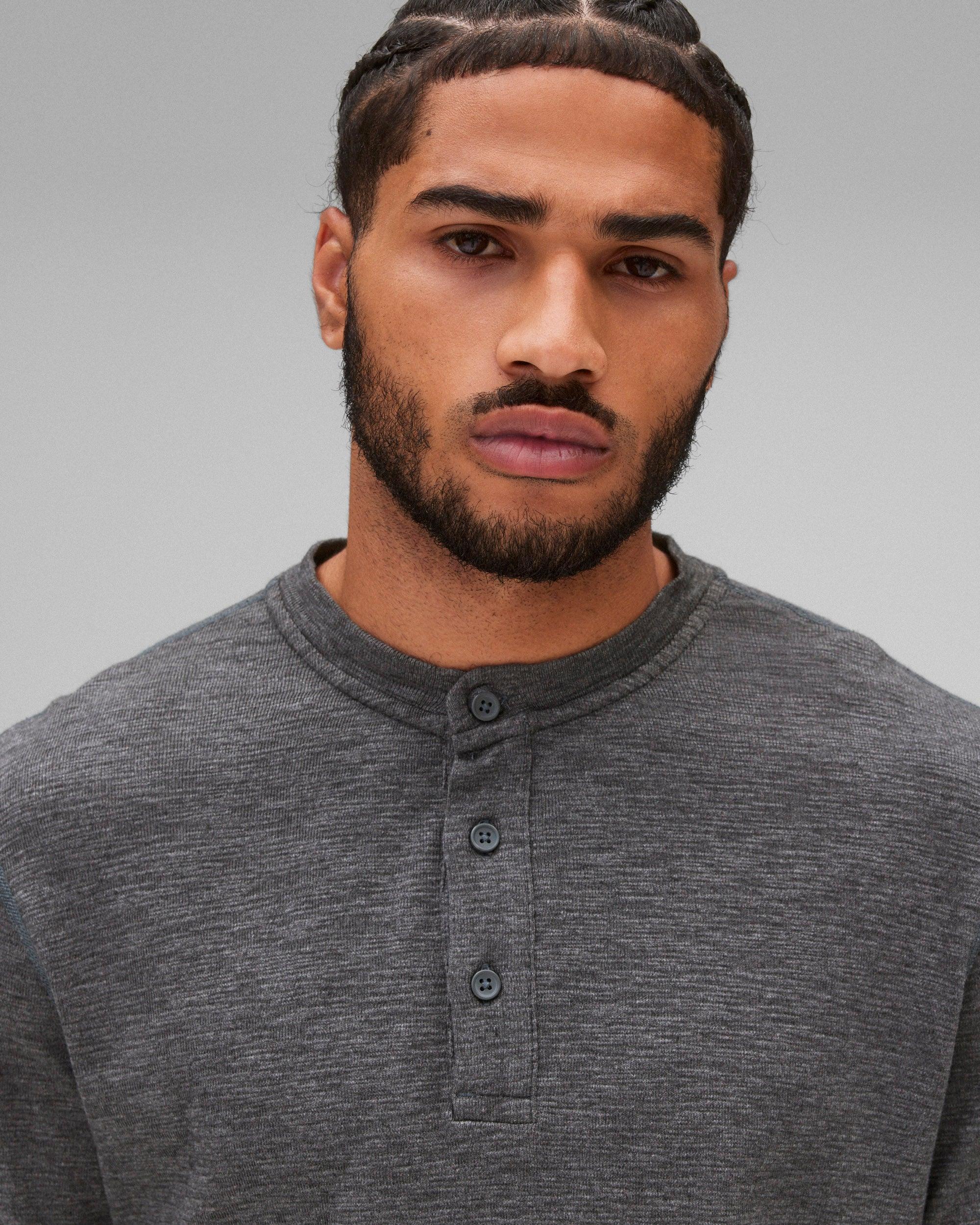 1x1 Slub Henley Male Product Image