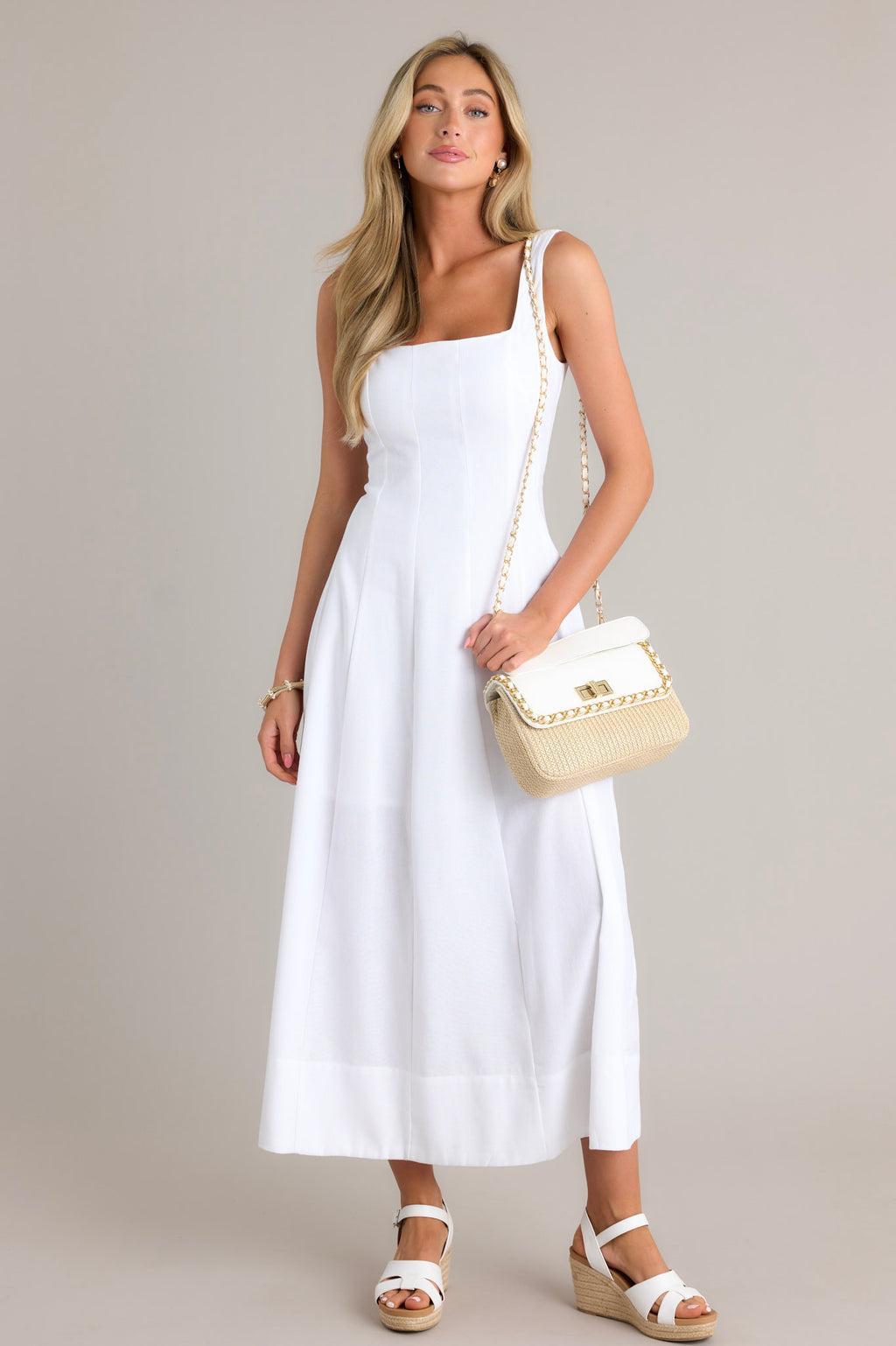 Urban Sophistication White Maxi Dress Product Image