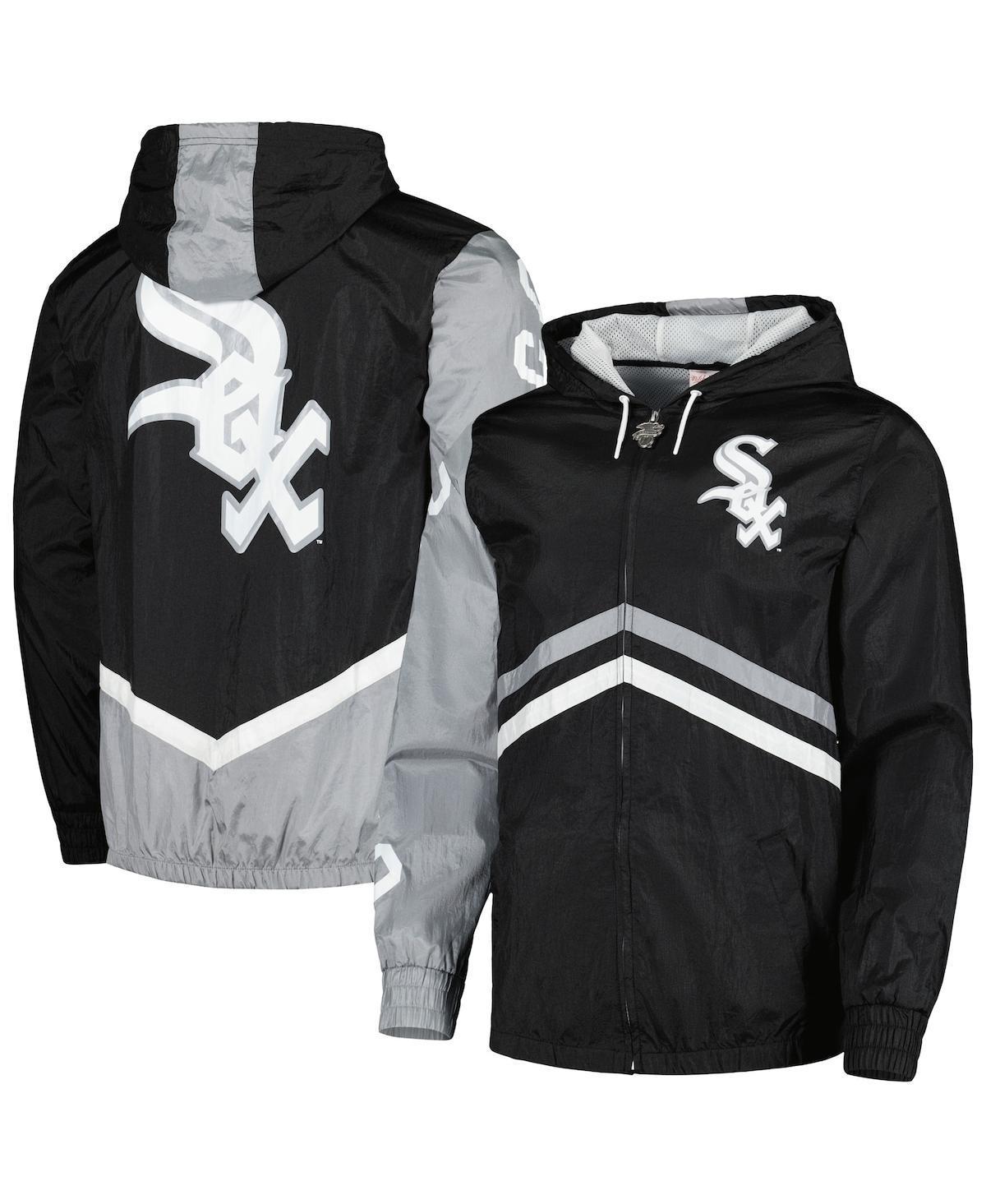 Mens Mitchell & Ness Black Chicago White Sox Undeniable Full-Zip Hoodie Windbreaker Jacket Product Image