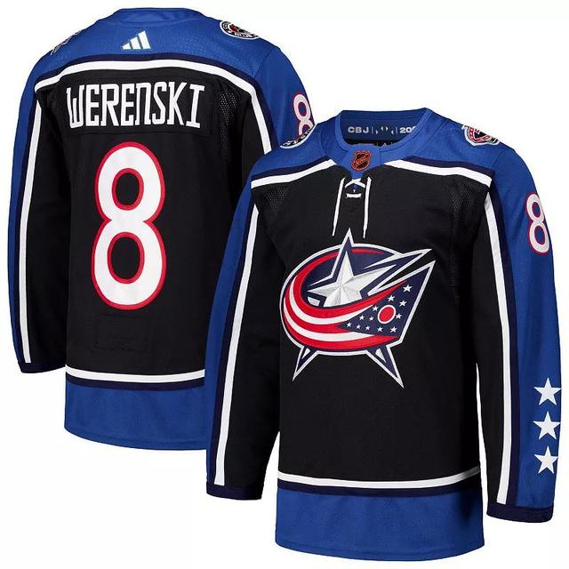 Mens adidas Zach Werenski Columbus Blue Jackets Reverse Retro 2.0 Authentic Player Jersey Product Image