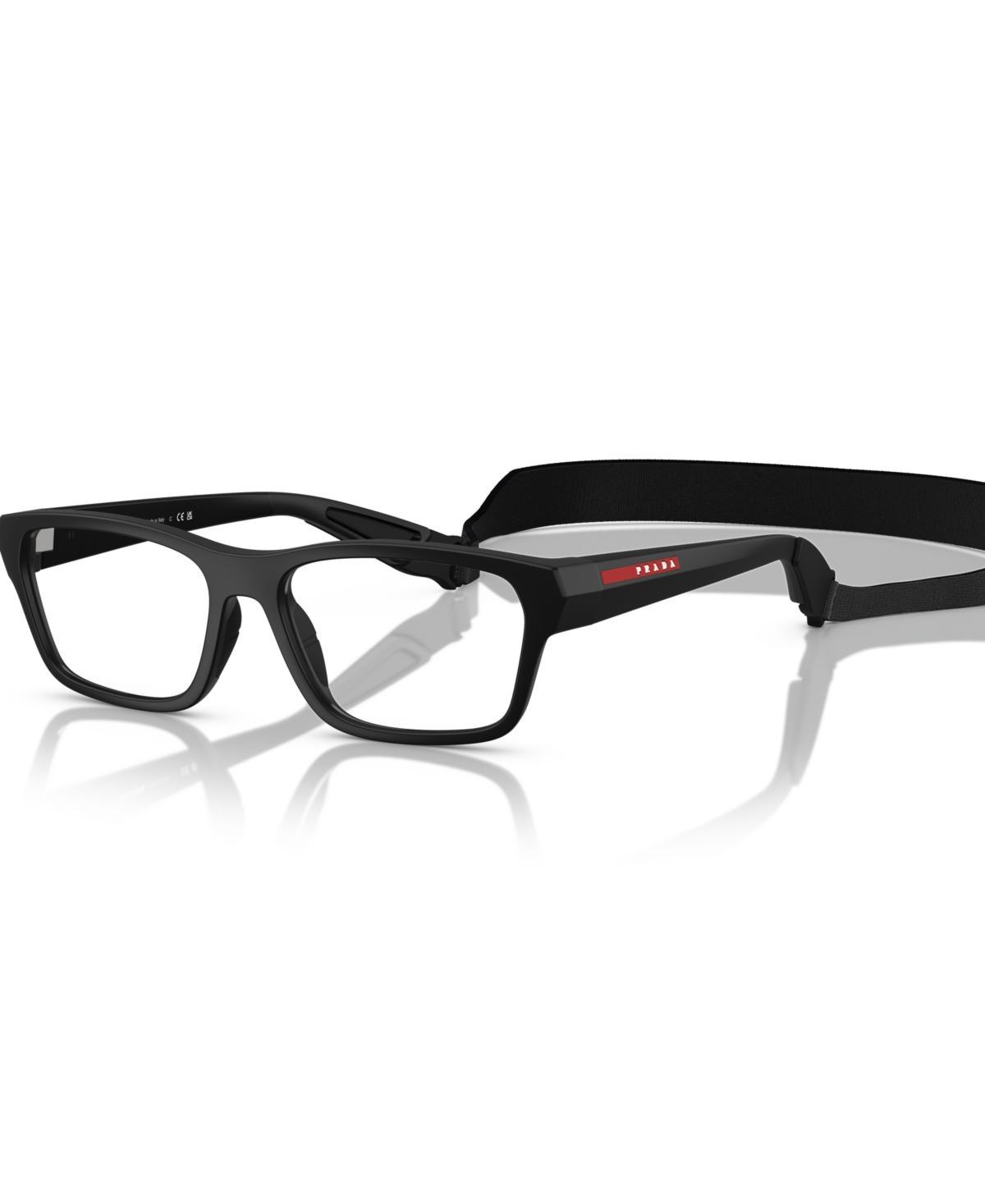 Prada Linea Rossa Mens Polarized Eyeglasses, Ps 03RV - Matte Iron Gray Product Image