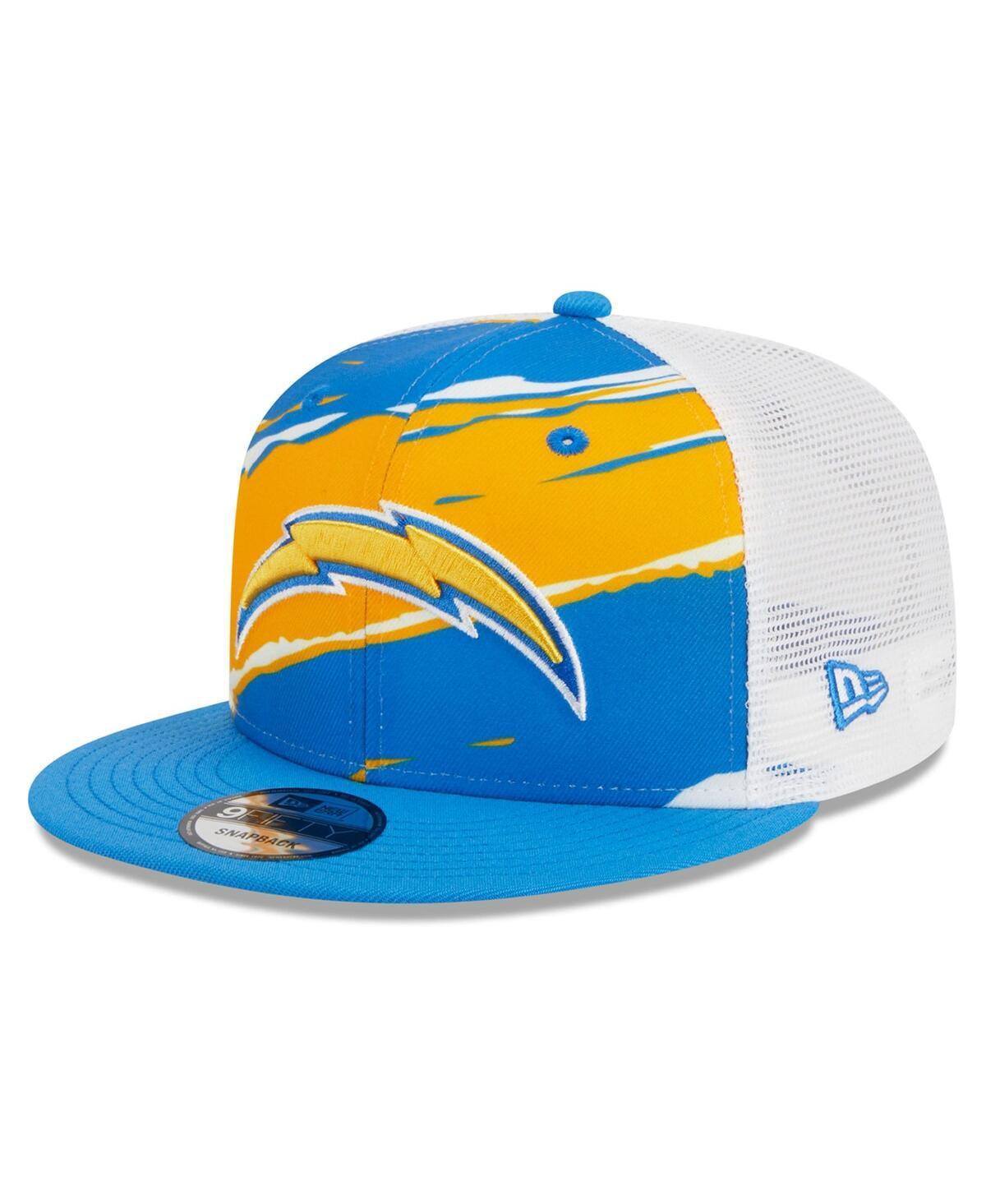 Mens New Era Powder Blue Los Angeles Chargers Tear Trucker 9FIFTY Snapback Hat Product Image