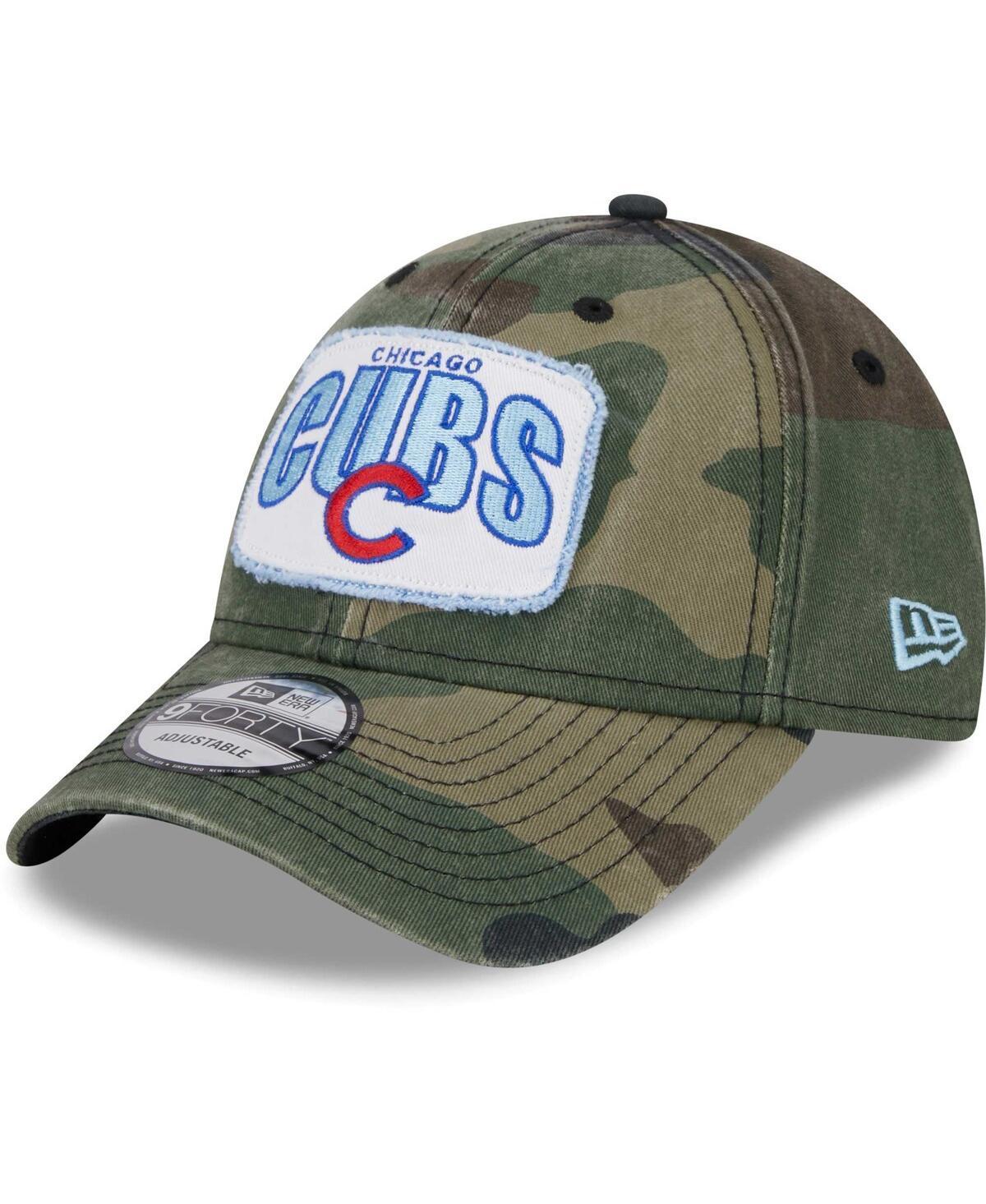 Mens New Era Camo Chicago Cubs Gameday 9FORTY Adjustable Hat Product Image