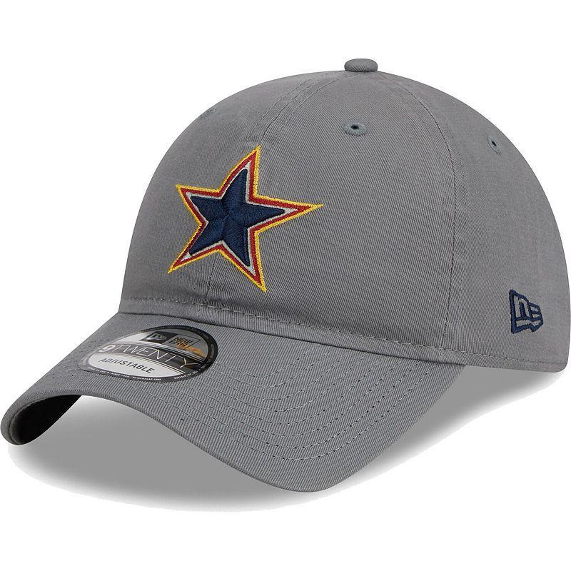 Men's New Era Gray Dallas Cowboys Color Pack 9TWENTY Adjustable Hat Product Image