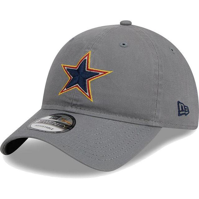 Mens New Era Gray Dallas Cowboys Color Pack 9TWENTY Adjustable Hat Product Image