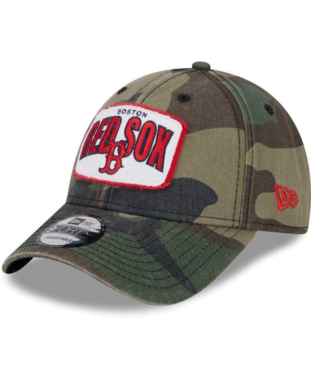 Mens New Era Camo Boston Red Sox Gameday 9FORTY Adjustable Hat Product Image