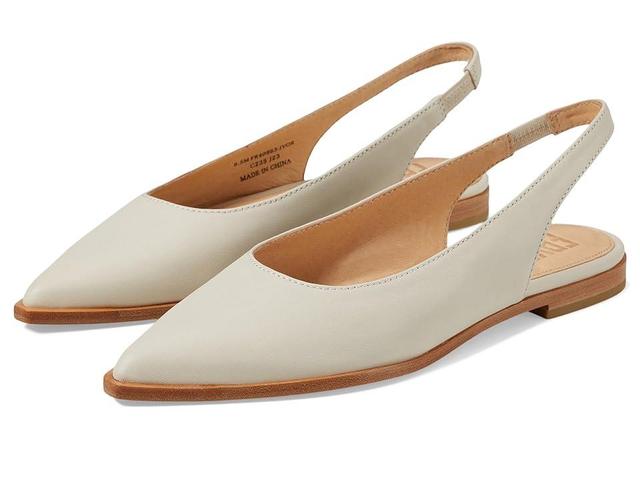 Frye Kenzie Slingback Flat (Ivory) Women's Flat Shoes Product Image