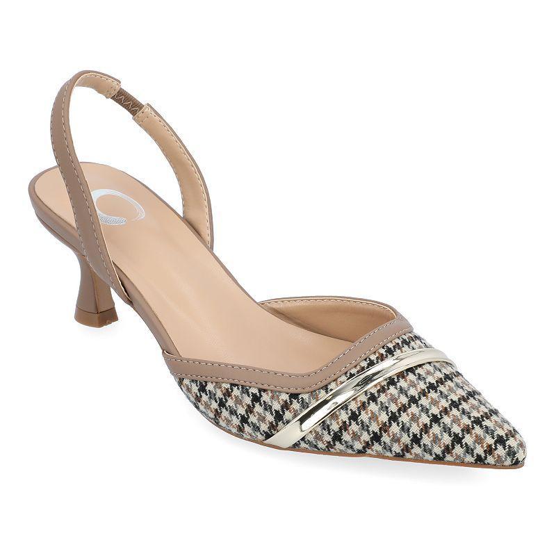 Journee Collection Nellia Womens Slingback Pumps Product Image