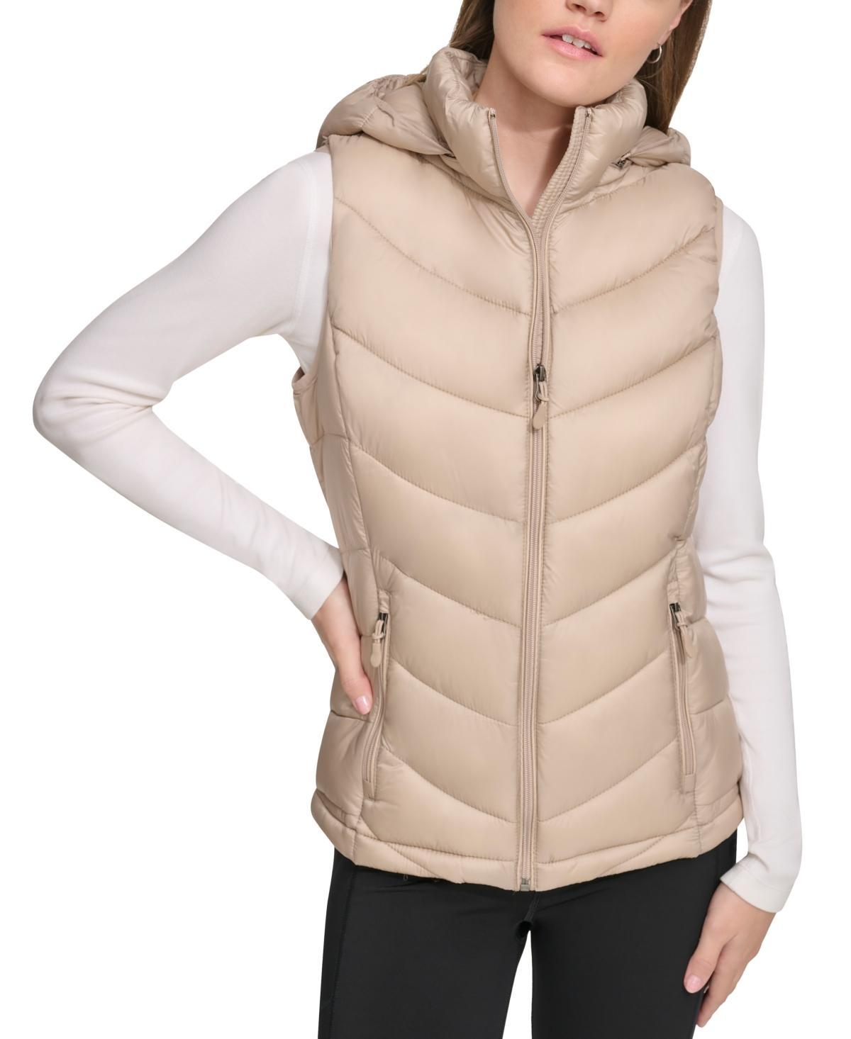 Charter Club Womens Packable Hooded Puffer Vest, Created for Macys Product Image