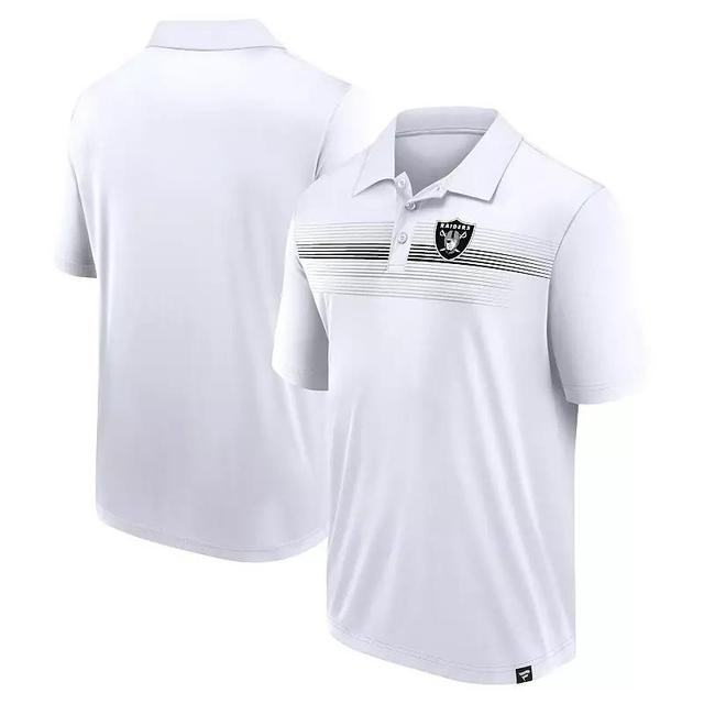 Mens Fanatics White Las Vegas Raiders Big & Tall Sublimated Polo Product Image