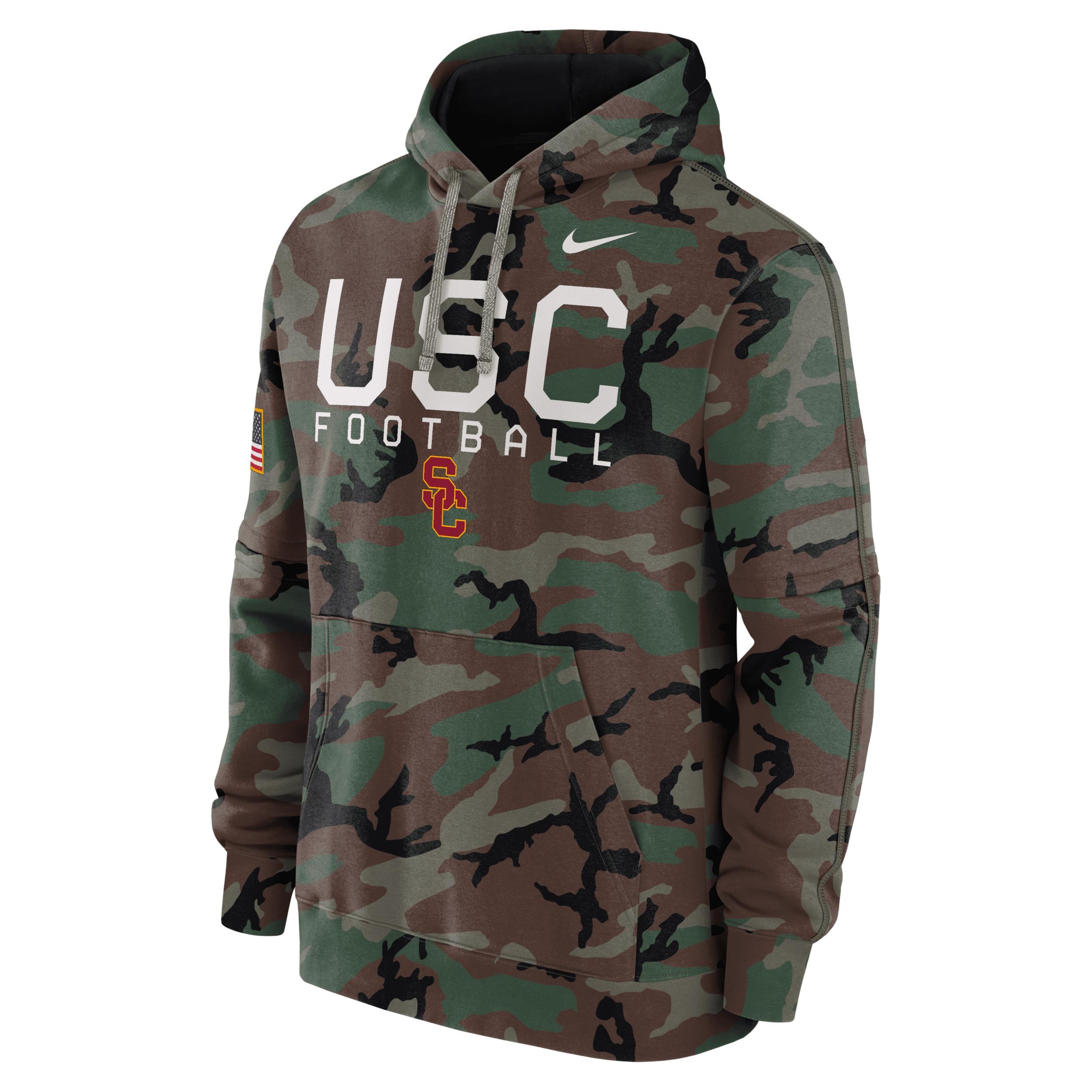 USC Trojans Military Appreciation Club Men’s Nike College Pullover Hoodie Product Image