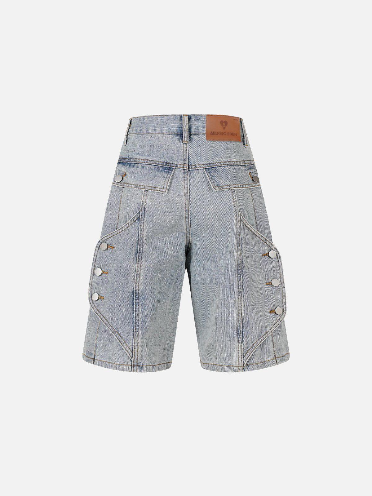 Aelfric Eden Deconstructive Patchwork Jorts Product Image